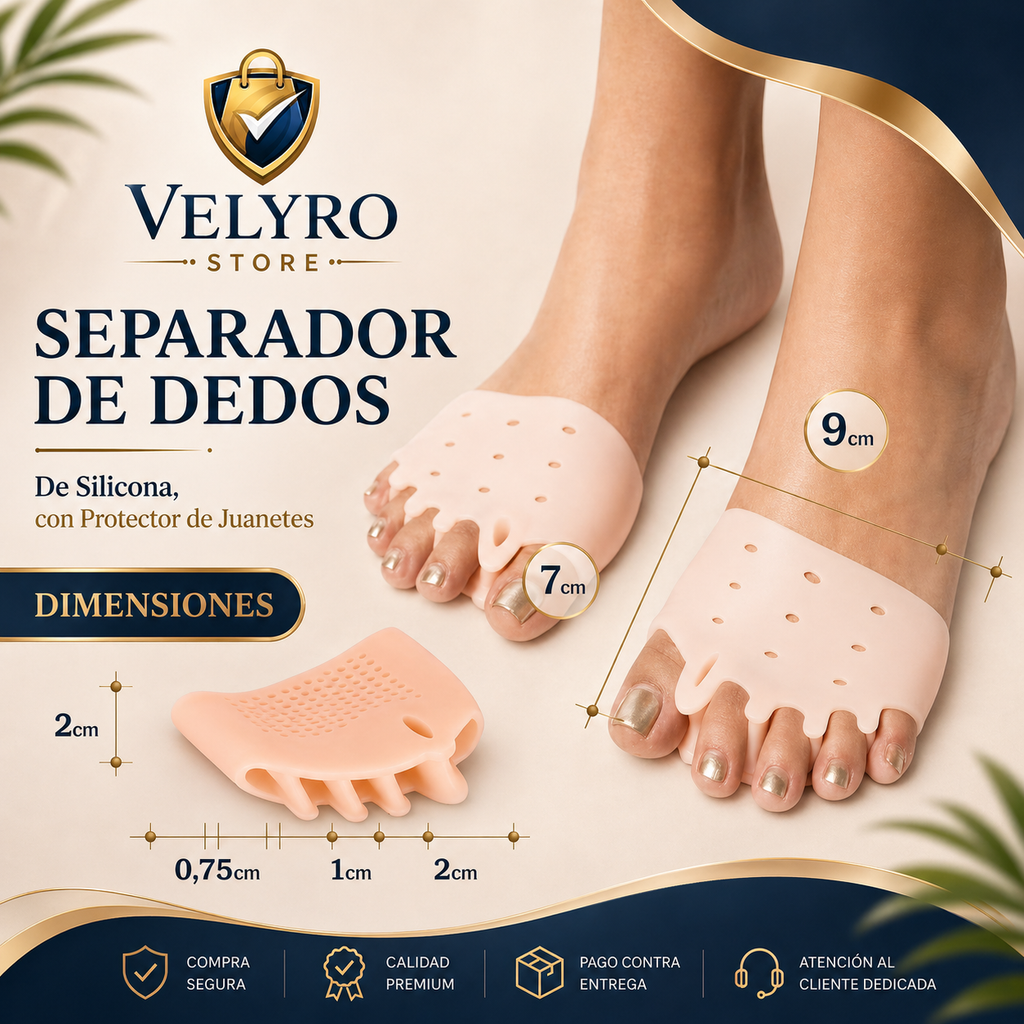 Almohadillas Metatarsianas de Gel de Silicona  2 Unidades