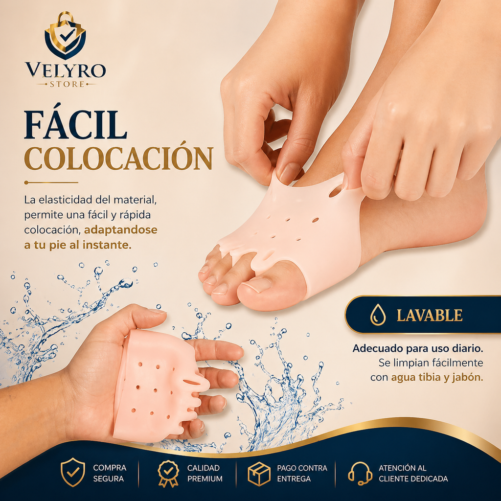 Almohadillas Metatarsianas de Gel de Silicona  2 Unidades